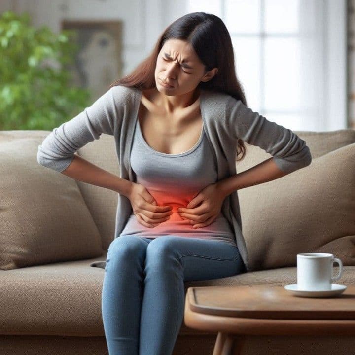Patiente avec inconfort digestif